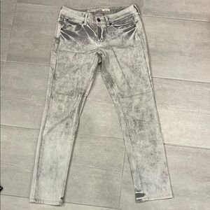 Low Rise Gray Denim Jeans